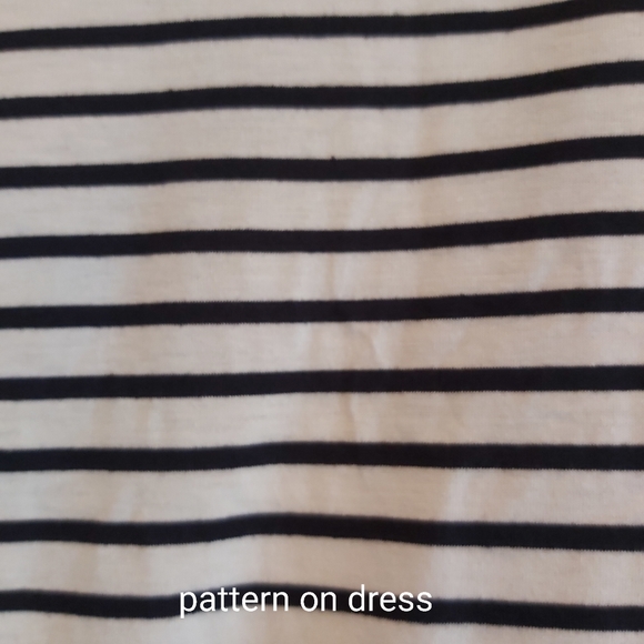 ⭐HOST PICK⭐ 083. Blue Striped Lace-up Straps Sleeveless Maxi Dress Size M - Picture 9 of 10